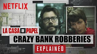 7 Insane Real Money Heists That Could Have Inspired La Casa De Papel  Netflix [upl. by Lebatsirc]