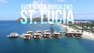 Sandals St Lucia Overwater Bungalow Tour [upl. by Myo]