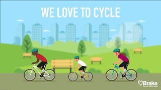 We Love to Cycle animation  Road Safety Week 2018 [upl. by Wiburg536]