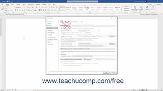 Word 2019 and 365 Tutorial Setting Word Options Microsoft Training [upl. by Retepnhoj604]