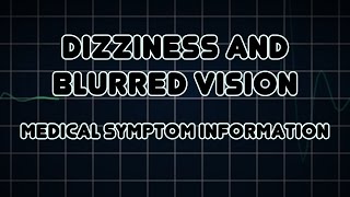 14 Dizzy spells Headache and dizziness [upl. by Ninon]