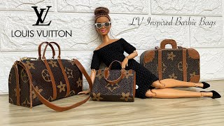 DIY Miniature Louis Vuitton Bag [upl. by Anelet]