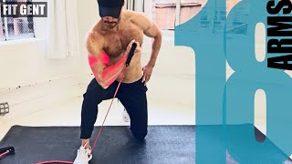 18 Resistance Band Arm Exercises  NO ATTACHING [upl. by Bej227]