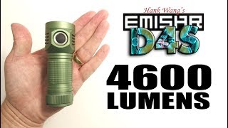 Emisar D4S  CRAZY BRIGHTNESS [upl. by Hgielrebma]