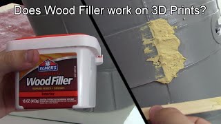 Does Wood Filler work on 3D Prints Lets find out [upl. by Harikahs]