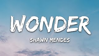 Shawn Mendes  Wonder Lyrics [upl. by Alfred873]