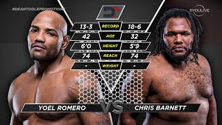 Epic Clash Yoel Romero vs Chris Barnett  Full Fight Highlights  Islandfightscom [upl. by Iot875]