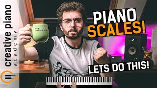 PIANO SCALES The ULTIMATE StepByStep Guide For Beginners [upl. by Anisamoht]