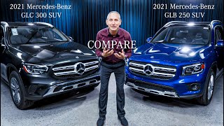 Which One Comparing the 2021 GLB 250 to the 2021 GLC 300  MercedesBenz of Scottsdale [upl. by Etteniotnna]