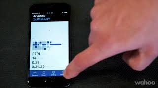 How Do I Use the Wahoo Fitness App for iOS  KICKR amp SNAP Indoor Trainers [upl. by Nnoryt]