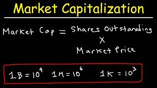 Market Capitalization of Stocks [upl. by Eileme]