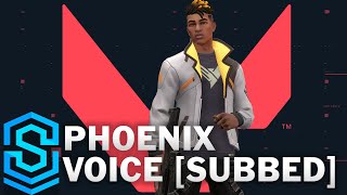 Voice  Phoenix SUBBED  VALORANT English [upl. by Noicpecnoc]