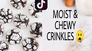 Moist Chewy Crinkles that Everyone will love  EASY RECIPE [upl. by Suirauqed956]