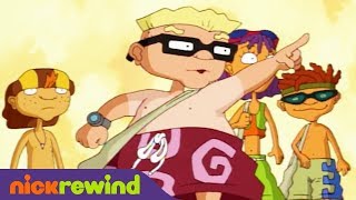 Otto Reggie Twister and Sam Clean Up the Beach  Rocket Power  Nicktoons [upl. by Copland]