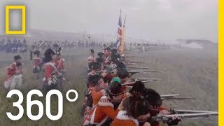 360° Battle of Waterloo  National Geographic [upl. by Ethbinium]