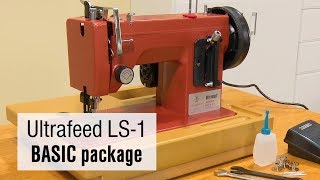 Sailrite Ultrafeed® LS1 BASIC Walking Foot Sewing Machine Previous Version [upl. by Artened]