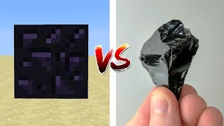 MINECRAFT BLOCKS VS REAL LIFE ROCKS [upl. by Edny]