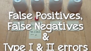 False Positives False Negatives amp Type I amp II Errors [upl. by Kalila]