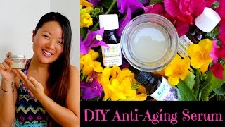 DIY AntiAging Serum  100 Natural Holistic and EASY Recipe [upl. by Remas]