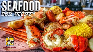 Seafood Boil Recipe In A Pot [upl. by Arraes]