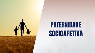 Paternidade socioafetiva [upl. by Etnoval]