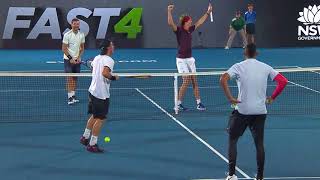 KyrgiosHewitt v ZverevDimitrov match highlights FAST4  Sydney International 2018 [upl. by Buderus]