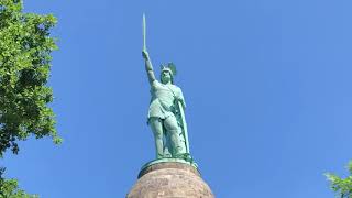 Besuch des Hermannsdenkmal im Teutoburger Wald  Arminius der Cherusker  Detmold Deutschland [upl. by Anerol634]