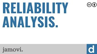 Reliability analysis — jamovi [upl. by Budge]