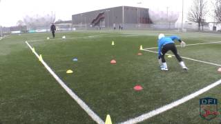 Torwarttraining am Deutschen Fußball Internat [upl. by Hsenid]