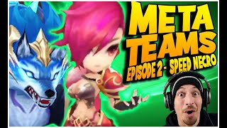 META TEAMS  Episode 2  The BEST Necropolis B12 Team AstarTricaru Summoners War [upl. by Latnahc910]