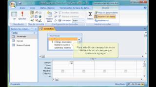 Curso Microsoft Access 2007 13 Crear consultas [upl. by Atarman]