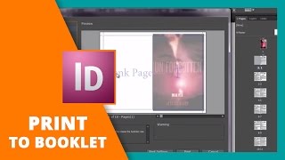 How to quotPrint Bookletquot in InDesign  BOOK DESIGN [upl. by Ssalguod]