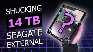 Shucking a 14TB Seagate External Drive [upl. by Spracklen274]