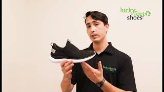 Lucky Feet Shoes  Fit Expert Reviews  HOKA Hupana Slip [upl. by Odnam]