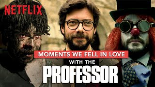 Money Heist Professor Moments We Fell In Love With Him  La Casa De Papel  Netflix India [upl. by Rehpotsirc]