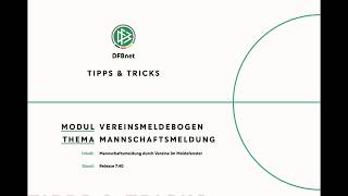 Vereinsmeldebogen  Mannschaftsmeldung  Tipps amp Tricks [upl. by Esoryram126]