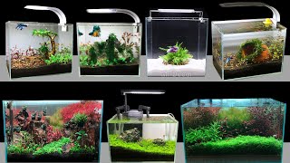 Top 7 How To Make Mini Planted Aquarium Fish Tank At Home  DIY Aquascape Decoration Ideas 166 [upl. by Ettesil]