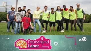 Deutsch lernen A2  Das Deutschlandlabor  Folge 03 Fußball [upl. by Ennairek]