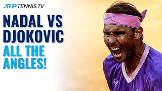 Novak Djokovic vs Rafael Nadal All The Angles  Rome 2021 Highlights [upl. by Zrike]