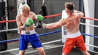 BOXING MATCH Joe Weller Vs Malfoy [upl. by Earaj]