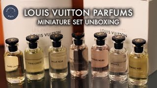 Louis Vuitton Parfums Miniature Set Unboxing [upl. by Berardo]