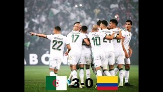 Résumé du match Algérie 30 Colombie [upl. by Sitelc]