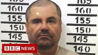 El Chapo Rare prison video emerges  BBC News [upl. by Lemyt]