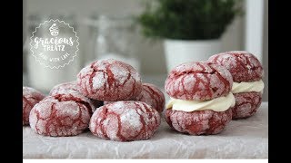 Best Easy Red Velvet Crinkle Cookies [upl. by Eikceb34]