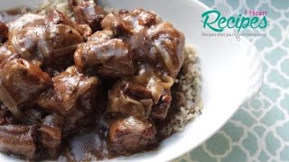 Slow Cooker Southern Smothered Oxtails  I Heart Recipes [upl. by Cleres]