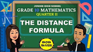 THE DISTANCE FORMULA  GRADE 10 MATHEMATICS Q2 [upl. by Vasileior]