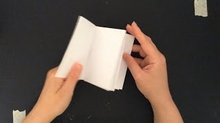 HOW TO MAKE A BOOK FROM A SINGLE SHEET OF PAPER [upl. by Zielsdorf]