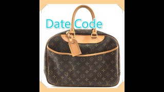 Date Code amp Stamp Louis Vuitton Deauville  LUXCELLENT TV [upl. by Atlee]