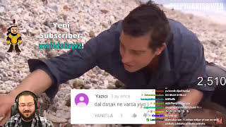 JAHREİN DEEP TURKISH WEB IZLIYOR 1 BEAR GRYLLS [upl. by Kcirdaed]