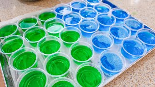 I Made Jello Shots For My Birthday  Adult Jello Shots [upl. by Rye]